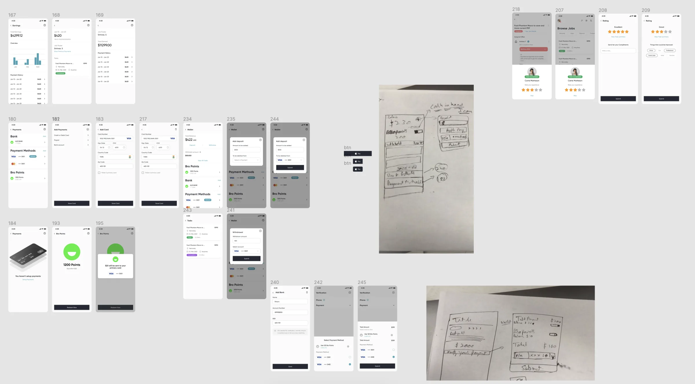 Payments, wallet, and financial flows
